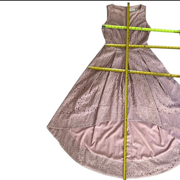 Semi Formal Dress 6 Eliza J Homecoming Gown 6 Cocktail Dress Retro Lace Coquette - Picture 10 of 14